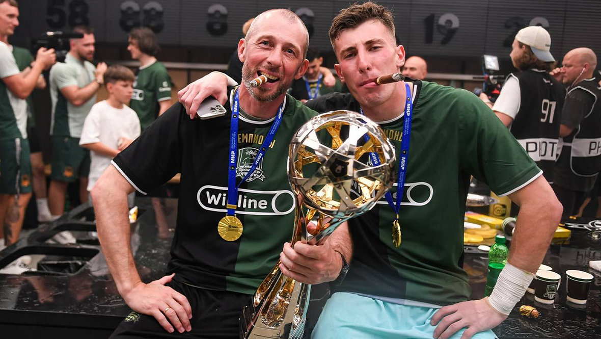 Михаил Савченко и Станислав Агкацев.