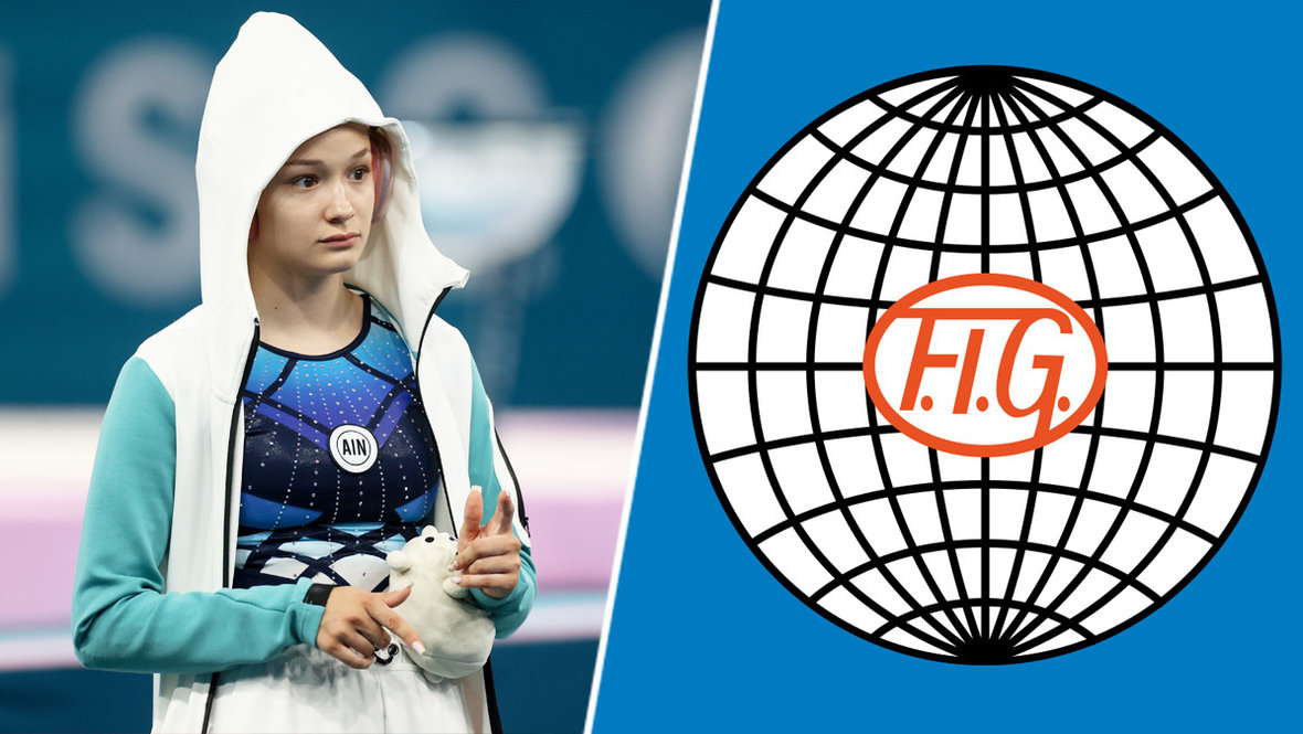 Гимнастка Анжела Бладцева