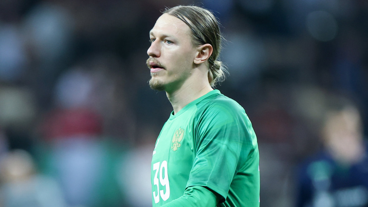 Вратарь сборной России Матвей Сафонов