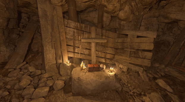 Алтарь в шахте.