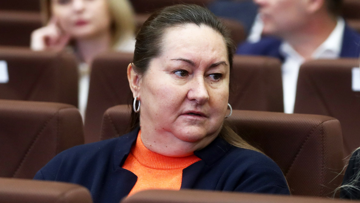 Елена Вяльбе. Президент Федерации лыжных гонок России Елена Вяльбе