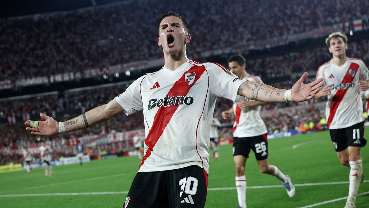 Франко Мастантуоно. Футболист «Ривер Плейт» Франко Мастантуоно