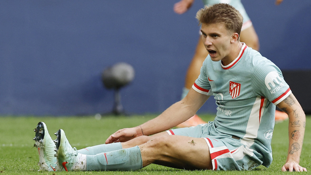 Пабло Барриос. Футболист «Атлетико» Пабло Барриос