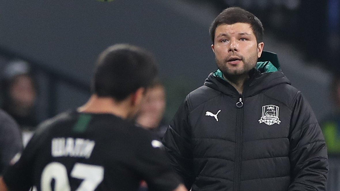 Главный тренер «Краснодара» Мурад Мусаев.