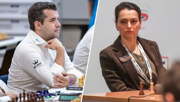 Шахматисты Ян Непомнящий и Александра Костенюк