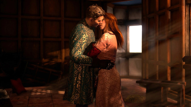 Поцелуй Индро и Розы.