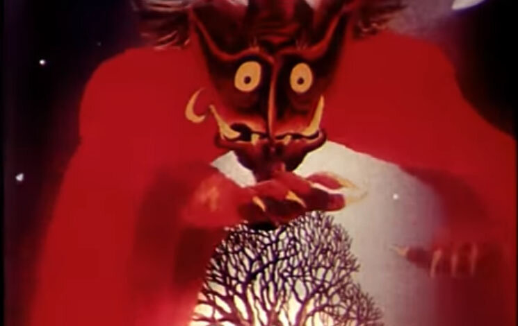 Кадр из м/ф «Страшная месть». Реж. Михаил Титов.