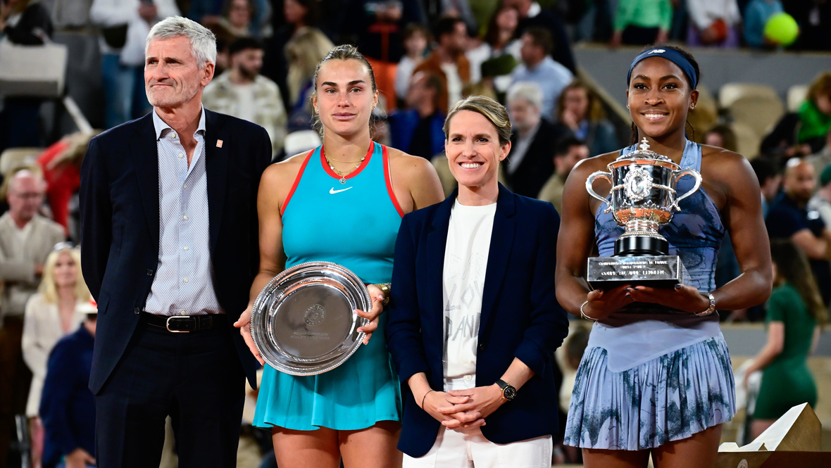 Арина Соболенко и Кори Гауфф.