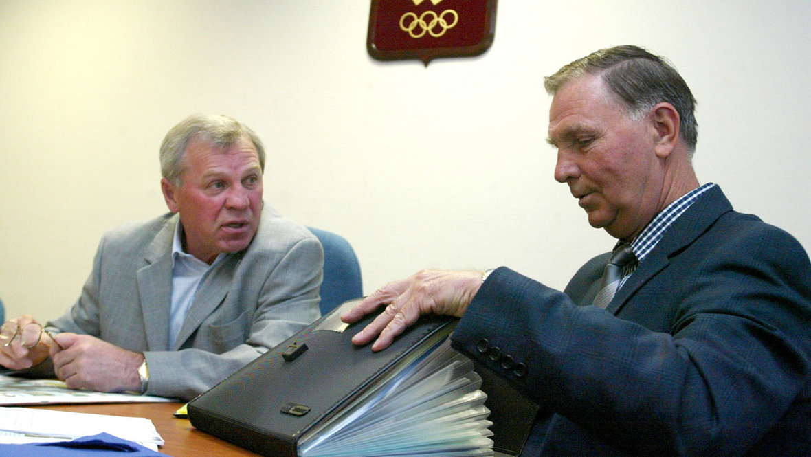 Борис Майоров и Виктор Тихонов. Тренеры Борис Майоров и Виктор Тихонов