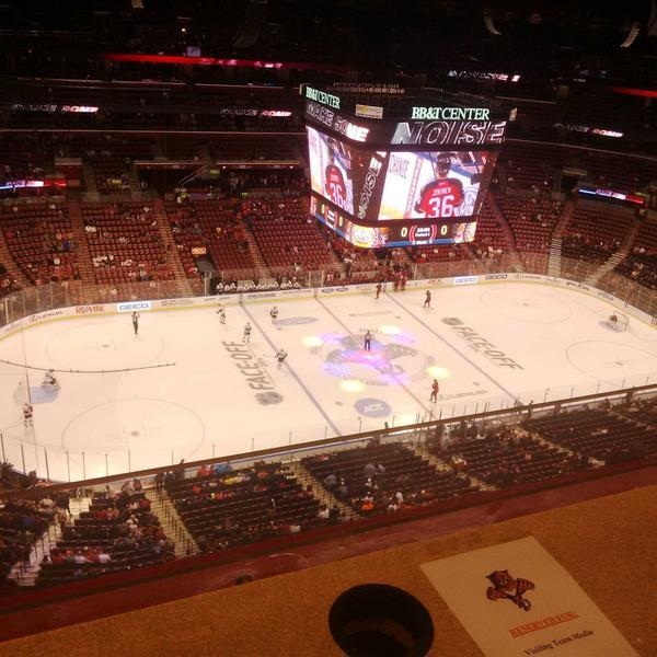 Матч «Флориды» против «Оттавы» 13 октября 2014 года.