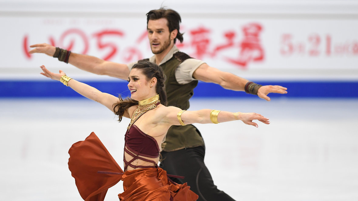 Лоранс Фурнье-Бодри и Николай Соренсен. Фигуристы Лоранс Фурнье-Бодри и Николай Соренсен