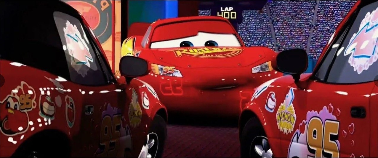 Кадр из мультфильма «Тачки», реж. Джон Лассетер, Джо Рэнфт / Pixar Animation Studios, Walt Disney Pictures