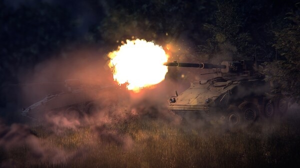 Американский Stryker MGS.