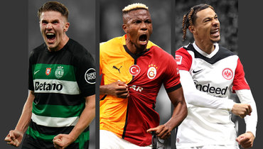 Виктор Дьекереш, Виктор Осимхен и Юго Экитике.