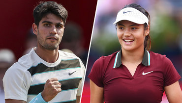 Карлос Алькарас и Эмма Радукану.