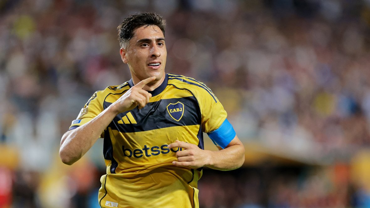 Нападающий «Бока Хуниорс» Мигель Мерентиель.