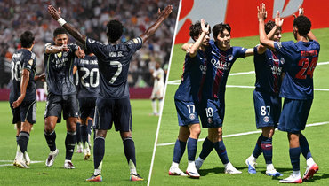 Футболисты «Реала» и «ПСЖ»