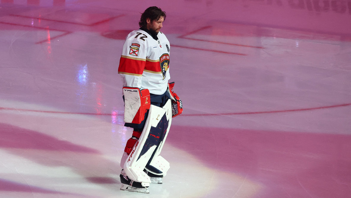 Сергей Бобровский. Вратарь «Флориды» Сергей Бобровский