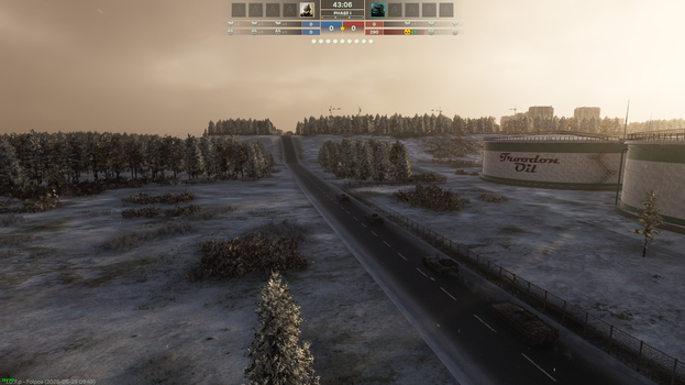 Колонна техники.