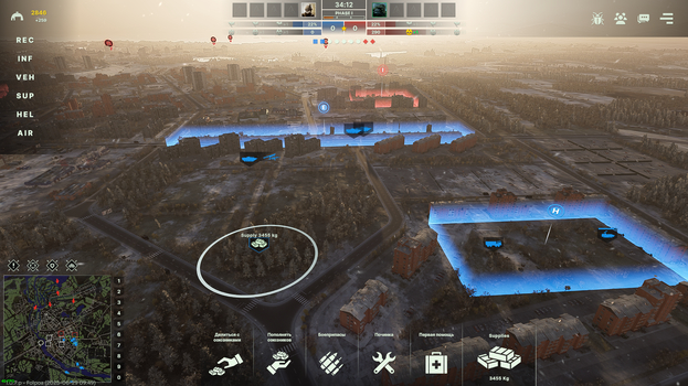 Прифронтовой схрон снабжения.