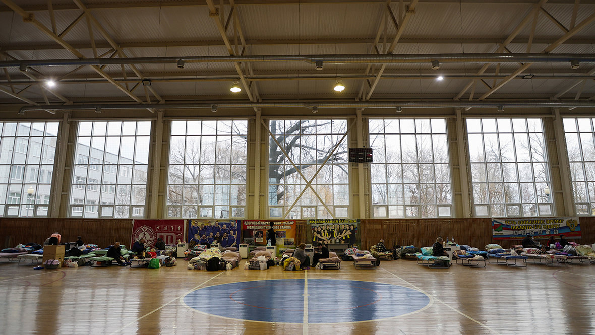 Беженцы из города Суджа в Курской области. Беженцы из города Суджа в Курской области