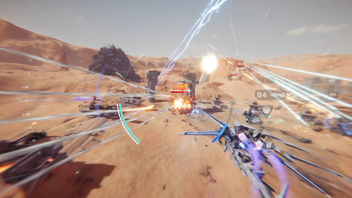 Геймплей Mecha BREAK.