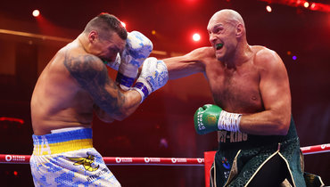 Боксеры Александр Усик и Тайсон Фьюри