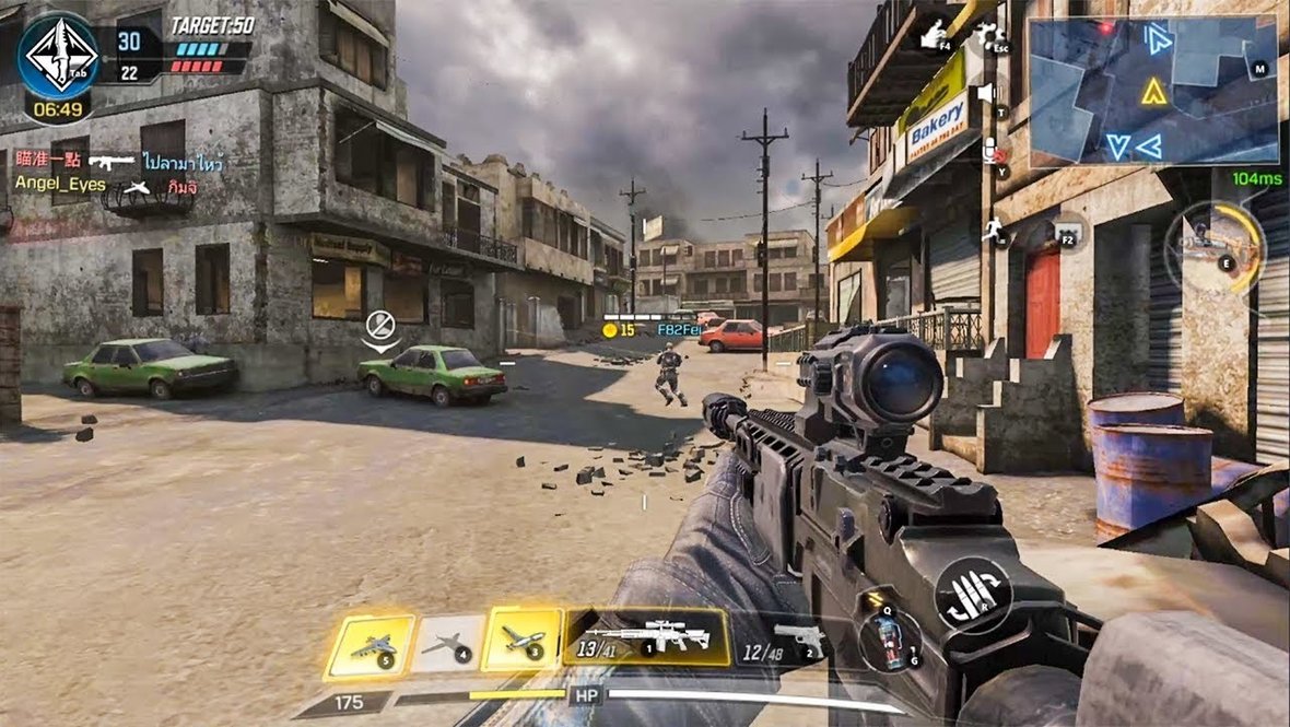 Геймплей Call of Duty: Mobile.