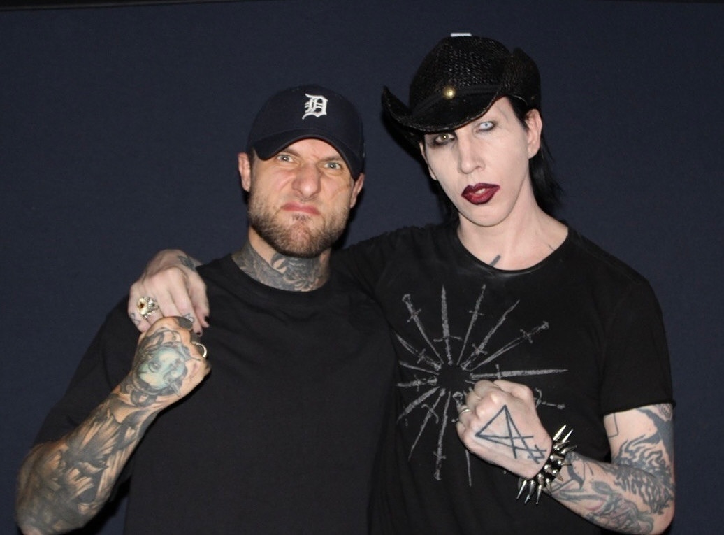 Александр Шиколай и Мэрилин Мэнсон.