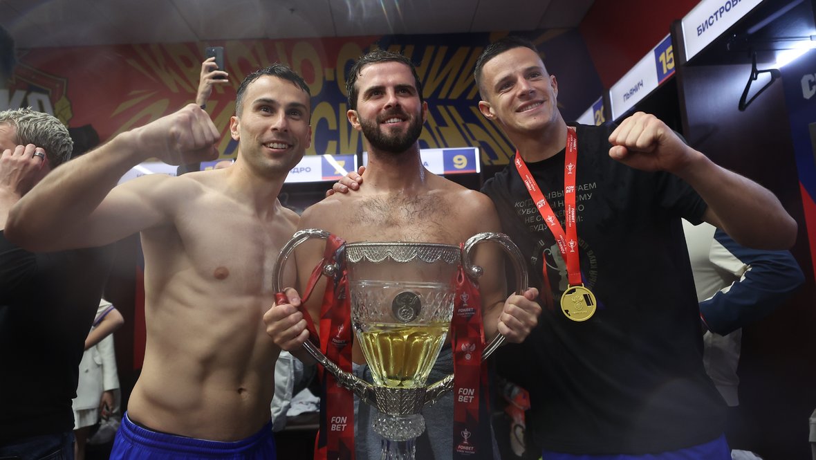 Милан Гайич, Миралем Пьянич, Кристиян Бистрович.