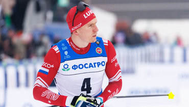 Лыжник Александр Большунов