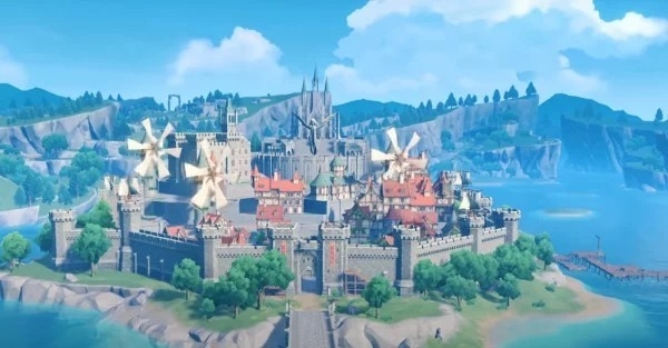 Первоначальная локация игры — Монштадт.