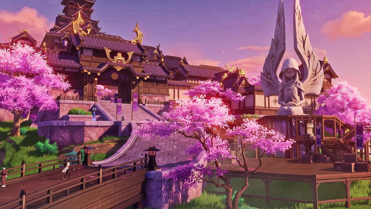 Дворец сегун Райден — правительницы Инадзумы.