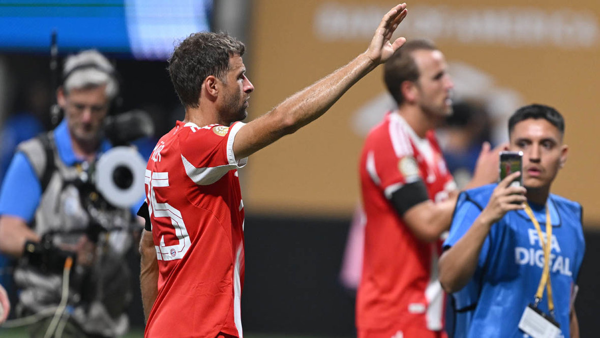 Томас Мюллер. Нападающий «Баварии» Томас Мюллер