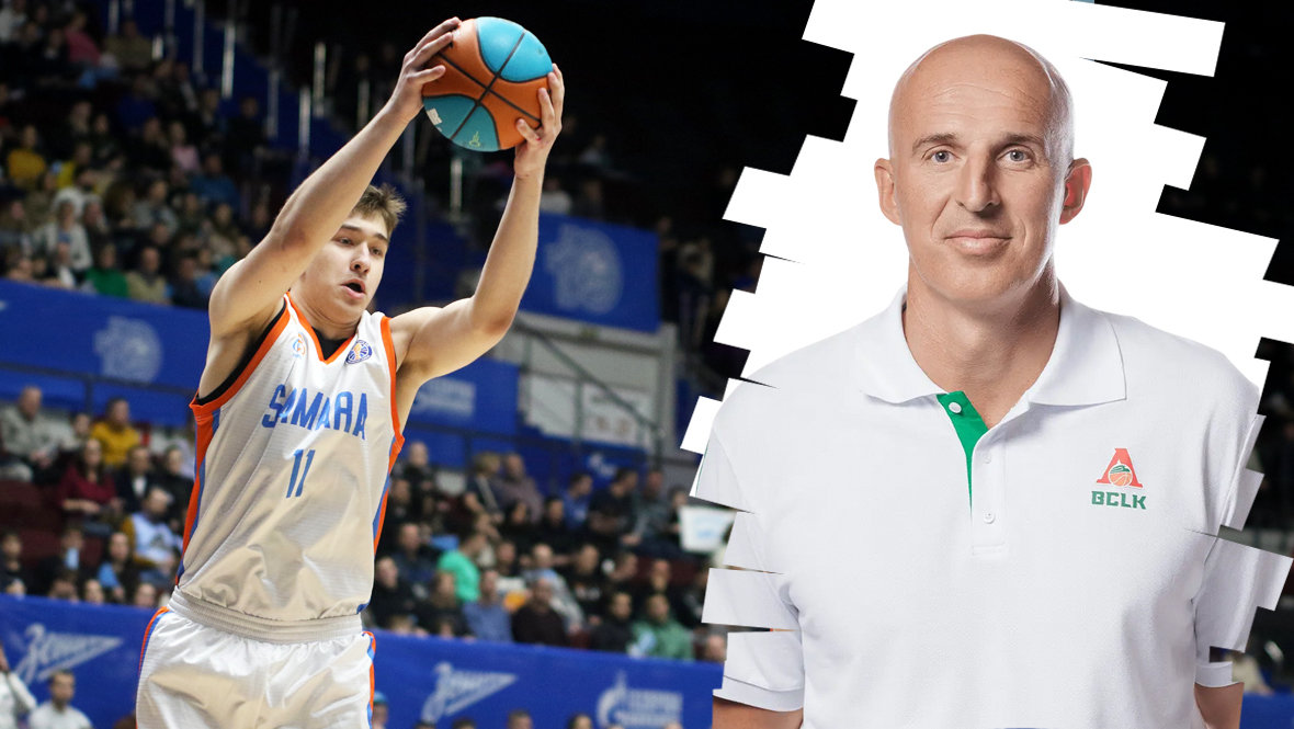 Бывший баскетболист «Самары» Егор Амосов и тренер Роман Семернинов