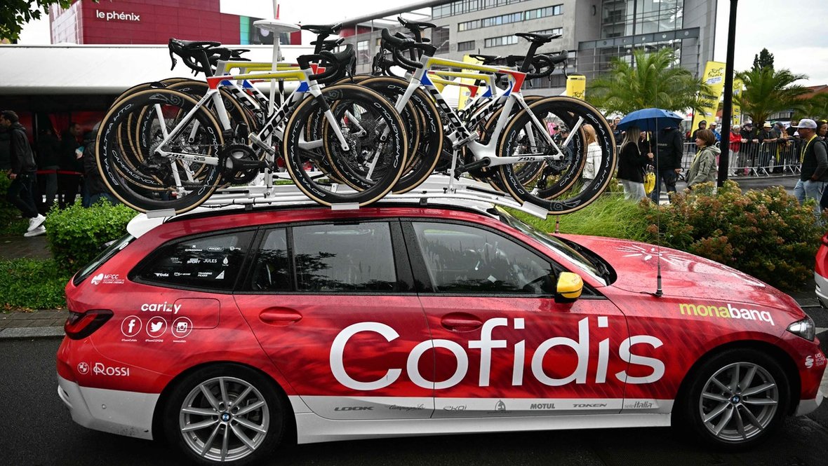 Велосипеды команды Cofidis.