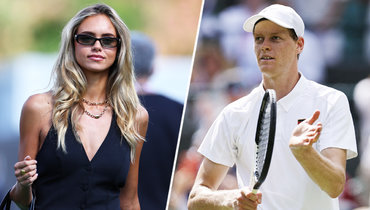 Модель Лайла Хасанович и теннисист Янник Синнер