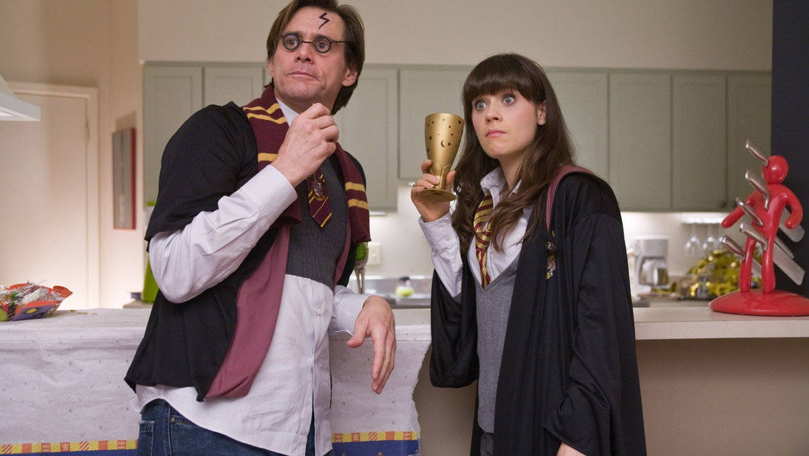 Смешные фильмы. Кадр из фильма «Всегда говори ДА», реж. Пейтон Рид, Warner Bros., Village Roadshow Pictures, Heyday Films