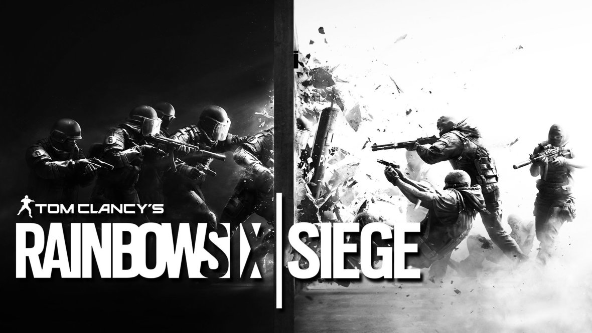 Постер с игрой Rainbow Six Siege.