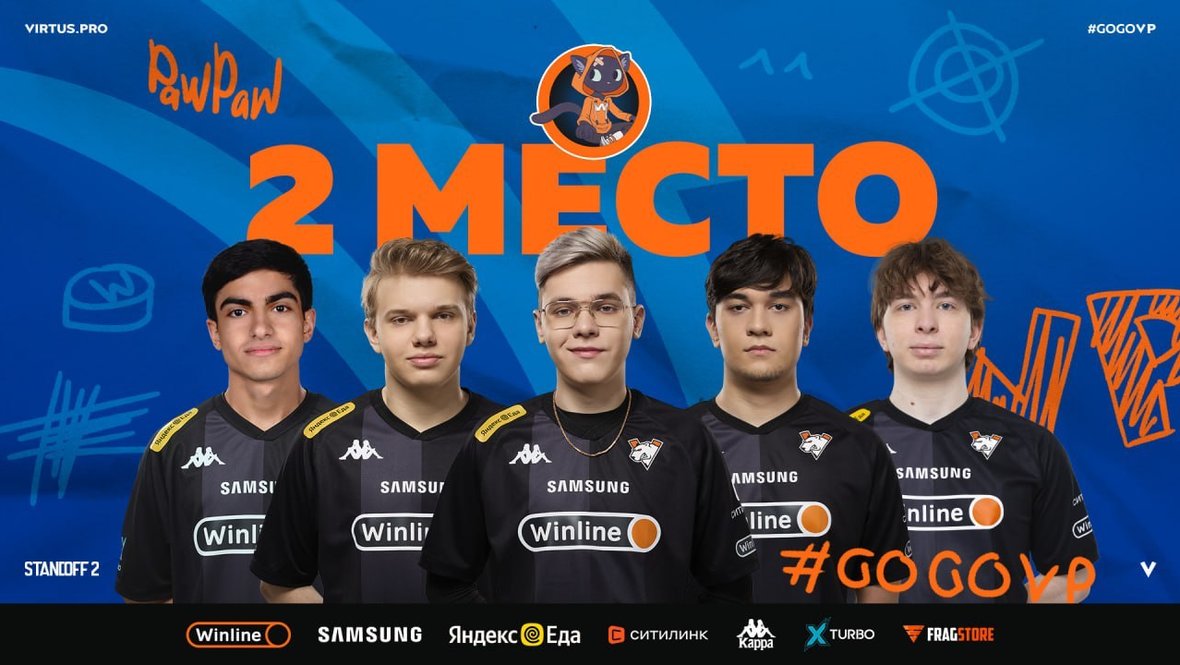 Действующий состав по Virtus.pro Standoff 2 на Winline EPIC Standoff 2 PawPaw: Ep.1.