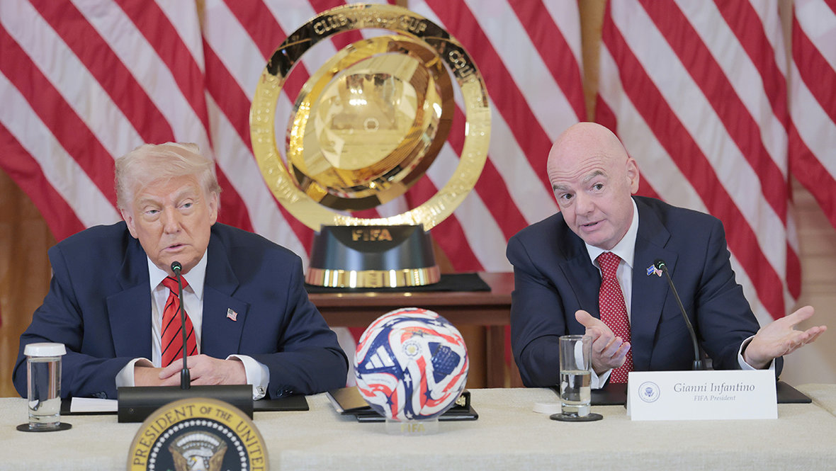 Дональд Трамп и Джанни Инфантино.