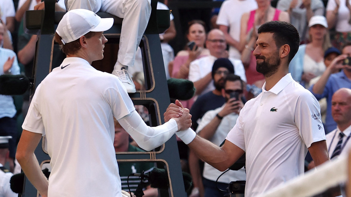 Янник Синнер и Новак Джокович.