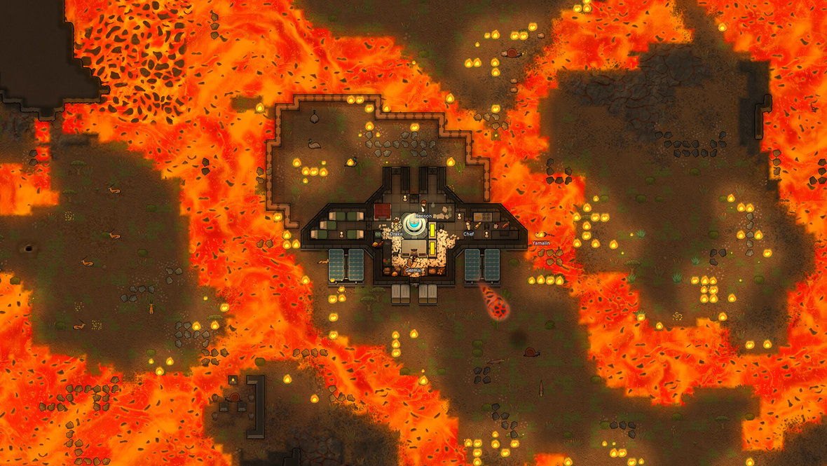 Биом Лавовые поля.