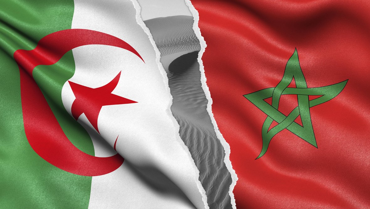 Флаги Алжира и Марокко