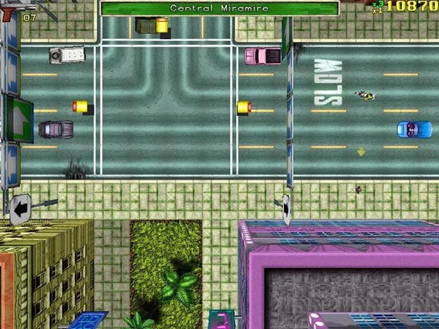 Скриншот дороги из игры.