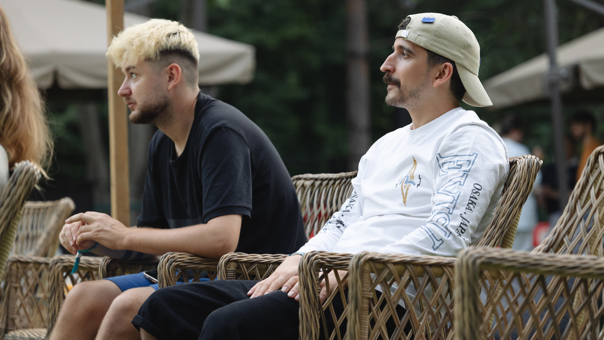 Комик Влад Воронин и блогер Антон Кленов.