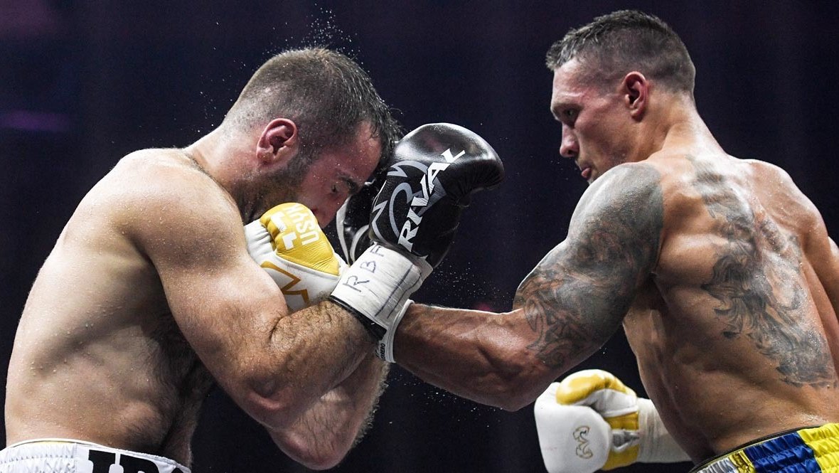 Боксеры Мурат Гассиев и Александр Усик