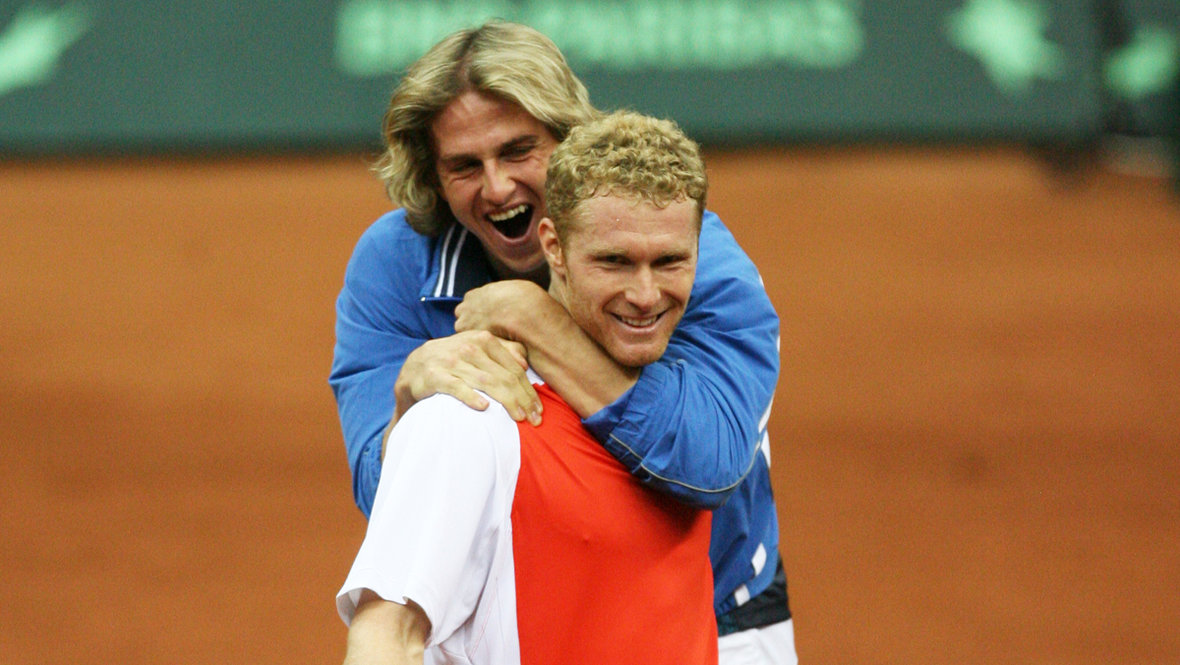 Игорь Андреев и Дмитрий Турсунов. Теннисисты Игорь Андреев и Дмитрий Турсунов