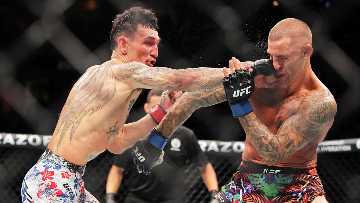 Бойцы ММА Макс Холлоуэй и Дастин Порье