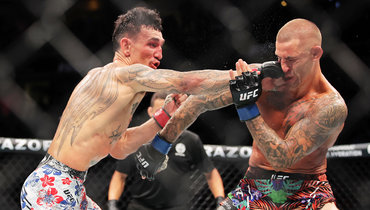 Бойцы ММА Макс Холлоуэй и Дастин Порье